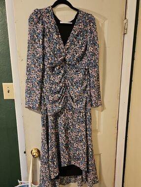 arianell embroidered floral tiered dress Arianell Embroidered Floral Tiered Dress